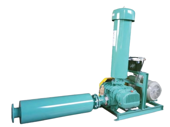 TIDEWAY ROOTS BLOWER TWS50 W/O MOTOR C/W ACCESSORIES, Orifice Diameter 40-300mm (1.5"-12")